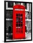 Red Phone Booth in London - City of London - UK - England - United Kingdom - Europe-Philippe Hugonnard-Framed Photographic Print