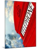Red Phone Booth in London - City of London - UK - England - United Kingdom - Europe-Philippe Hugonnard-Mounted Photographic Print