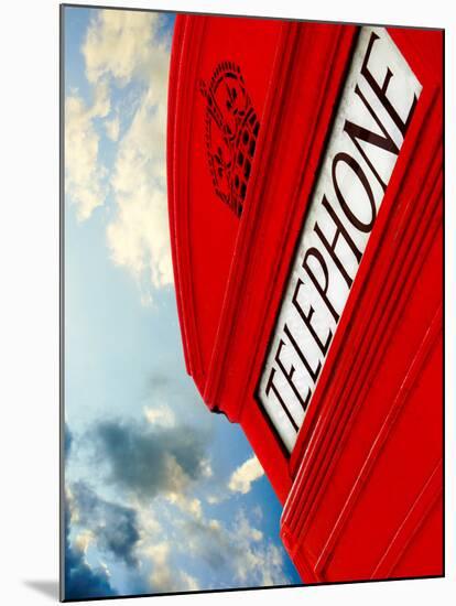 Red Phone Booth in London - City of London - UK - England - United Kingdom - Europe-Philippe Hugonnard-Mounted Photographic Print