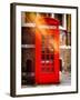 Red Phone Booth in London - City of London - UK - England - United Kingdom - Europe-Philippe Hugonnard-Framed Photographic Print