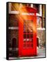 Red Phone Booth in London - City of London - UK - England - United Kingdom - Europe-Philippe Hugonnard-Framed Stretched Canvas