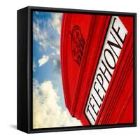 Red Phone Booth in London - City of London - UK - England - United Kingdom - Europe-Philippe Hugonnard-Framed Stretched Canvas