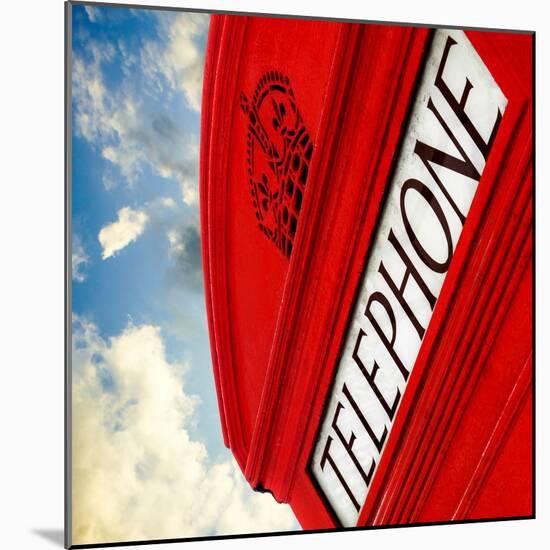 Red Phone Booth in London - City of London - UK - England - United Kingdom - Europe-Philippe Hugonnard-Mounted Photographic Print