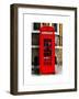 Red Phone Booth in London - City of London - UK - England - United Kingdom - Europe-Philippe Hugonnard-Framed Art Print