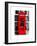 Red Phone Booth in London - City of London - UK - England - United Kingdom - Europe-Philippe Hugonnard-Framed Art Print