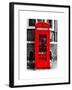 Red Phone Booth in London - City of London - UK - England - United Kingdom - Europe-Philippe Hugonnard-Framed Art Print