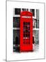 Red Phone Booth in London - City of London - UK - England - United Kingdom - Europe-Philippe Hugonnard-Mounted Art Print