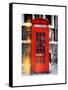 Red Phone Booth in London - City of London - UK - England - United Kingdom - Europe-Philippe Hugonnard-Framed Stretched Canvas