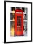 Red Phone Booth in London - City of London - UK - England - United Kingdom - Europe-Philippe Hugonnard-Framed Art Print