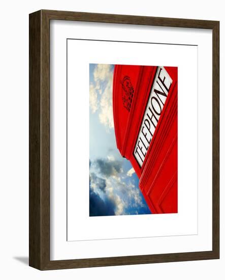 Red Phone Booth in London - City of London - UK - England - United Kingdom - Europe-Philippe Hugonnard-Framed Art Print