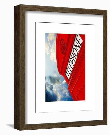 Red Phone Booth in London - City of London - UK - England - United Kingdom - Europe-Philippe Hugonnard-Framed Art Print