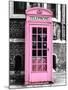 Red Phone Booth in London painted Pink - City of London - UK - England - United Kingdom - Europe-Philippe Hugonnard-Mounted Photographic Print