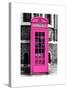 Red Phone Booth in London painted Pink - City of London - UK - England - United Kingdom - Europe-Philippe Hugonnard-Stretched Canvas