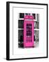 Red Phone Booth in London painted Pink - City of London - UK - England - United Kingdom - Europe-Philippe Hugonnard-Framed Art Print