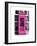 Red Phone Booth in London painted Pink - City of London - UK - England - United Kingdom - Europe-Philippe Hugonnard-Framed Art Print