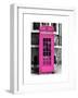 Red Phone Booth in London painted Pink - City of London - UK - England - United Kingdom - Europe-Philippe Hugonnard-Framed Art Print