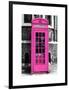 Red Phone Booth in London painted Pink - City of London - UK - England - United Kingdom - Europe-Philippe Hugonnard-Framed Art Print