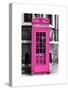 Red Phone Booth in London painted Pink - City of London - UK - England - United Kingdom - Europe-Philippe Hugonnard-Stretched Canvas