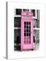Red Phone Booth in London painted Pink - City of London - UK - England - United Kingdom - Europe-Philippe Hugonnard-Stretched Canvas