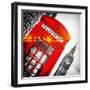 Red Phone Booth in London with the Big Ben - City of London - UK - England - United Kingdom-Philippe Hugonnard-Framed Photographic Print