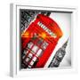 Red Phone Booth in London with the Big Ben - City of London - UK - England - United Kingdom-Philippe Hugonnard-Framed Photographic Print