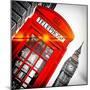 Red Phone Booth in London with the Big Ben - City of London - UK - England - United Kingdom-Philippe Hugonnard-Mounted Photographic Print