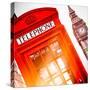 Red Phone Booth in London with the Big Ben - City of London - UK - England - United Kingdom-Philippe Hugonnard-Stretched Canvas