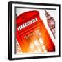 Red Phone Booth in London with the Big Ben - City of London - UK - England - United Kingdom-Philippe Hugonnard-Framed Photographic Print