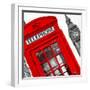 Red Phone Booth in London with the Big Ben - City of London - UK - England - United Kingdom-Philippe Hugonnard-Framed Photographic Print