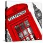 Red Phone Booth in London with the Big Ben - City of London - UK - England - United Kingdom-Philippe Hugonnard-Stretched Canvas