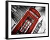 Red Phone Booth in London with the Big Ben - City of London - UK - England - United Kingdom-Philippe Hugonnard-Framed Photographic Print