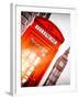 Red Phone Booth in London with the Big Ben - City of London - UK - England - United Kingdom-Philippe Hugonnard-Framed Photographic Print