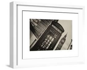 Red Phone Booth in London with the Big Ben - City of London - UK - England - United Kingdom-Philippe Hugonnard-Framed Art Print