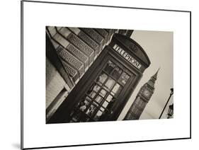 Red Phone Booth in London with the Big Ben - City of London - UK - England - United Kingdom-Philippe Hugonnard-Mounted Art Print