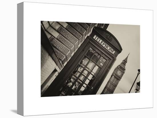 Red Phone Booth in London with the Big Ben - City of London - UK - England - United Kingdom-Philippe Hugonnard-Stretched Canvas