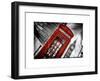 Red Phone Booth in London with the Big Ben - City of London - UK - England - United Kingdom-Philippe Hugonnard-Framed Art Print