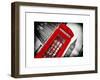 Red Phone Booth in London with the Big Ben - City of London - UK - England - United Kingdom-Philippe Hugonnard-Framed Art Print