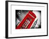 Red Phone Booth in London with the Big Ben - City of London - UK - England - United Kingdom-Philippe Hugonnard-Framed Art Print