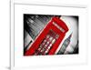 Red Phone Booth in London with the Big Ben - City of London - UK - England - United Kingdom-Philippe Hugonnard-Framed Art Print