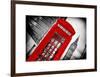 Red Phone Booth in London with the Big Ben - City of London - UK - England - United Kingdom-Philippe Hugonnard-Framed Art Print