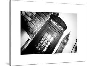 Red Phone Booth in London with the Big Ben - City of London - UK - England - United Kingdom-Philippe Hugonnard-Stretched Canvas