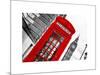 Red Phone Booth in London with the Big Ben - City of London - UK - England - United Kingdom-Philippe Hugonnard-Mounted Art Print