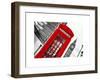 Red Phone Booth in London with the Big Ben - City of London - UK - England - United Kingdom-Philippe Hugonnard-Framed Art Print