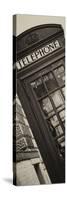 Red Phone Booth in London with the Big Ben - City of London - UK - Photography Door Poster-Philippe Hugonnard-Stretched Canvas