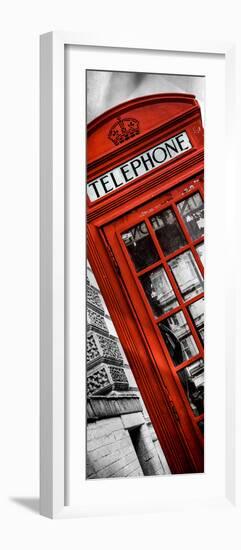 Red Phone Booth in London with the Big Ben - City of London - UK - Photography Door Poster-Philippe Hugonnard-Framed Photographic Print
