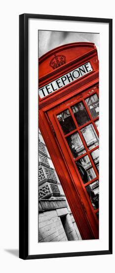 Red Phone Booth in London with the Big Ben - City of London - UK - Photography Door Poster-Philippe Hugonnard-Framed Premium Photographic Print