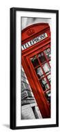 Red Phone Booth in London with the Big Ben - City of London - UK - Photography Door Poster-Philippe Hugonnard-Framed Premium Photographic Print