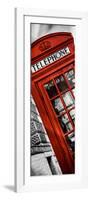 Red Phone Booth in London with the Big Ben - City of London - UK - Photography Door Poster-Philippe Hugonnard-Framed Photographic Print