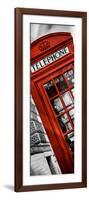 Red Phone Booth in London with the Big Ben - City of London - UK - Photography Door Poster-Philippe Hugonnard-Framed Photographic Print