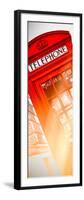 Red Phone Booth in London with the Big Ben - City of London - UK - Photography Door Poster-Philippe Hugonnard-Framed Photographic Print